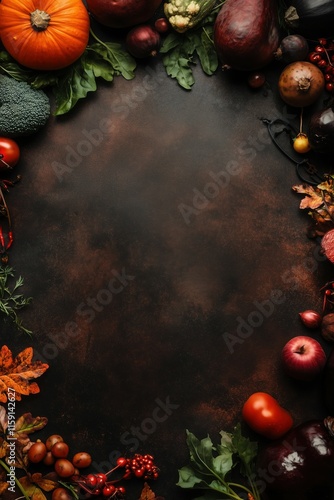 Wallpaper Mural Fresh organic colorful vegetables on isolated background farming and healthy food copy space flat lay presentation frame. Torontodigital.ca