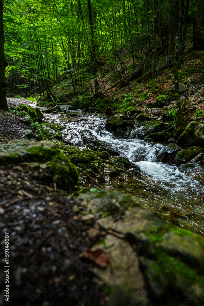 Hiking Josephstal Waterfalls Bavaria Germany Hiking Josephstal Waterfalls Bavaria Germany