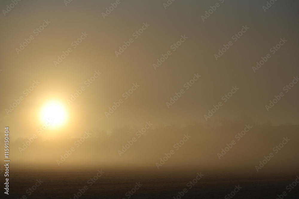 Fototapeta premium Sahara dust sweeps across the Land