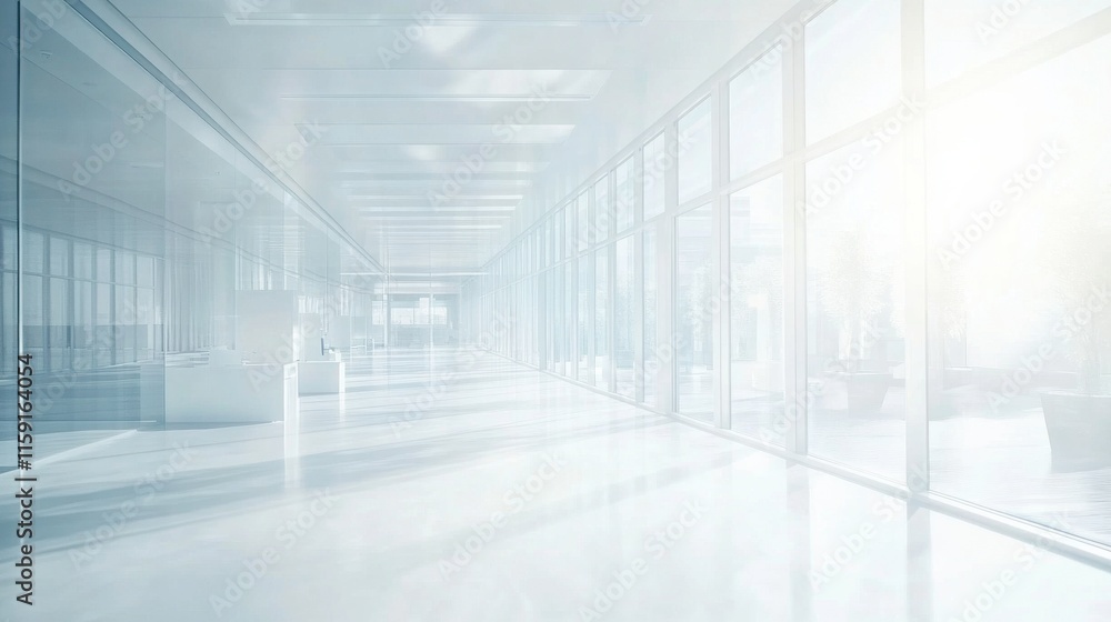 Bright and Clear Research Lab with Modern Technology Bright and Clear Research Lab with Modern Technology