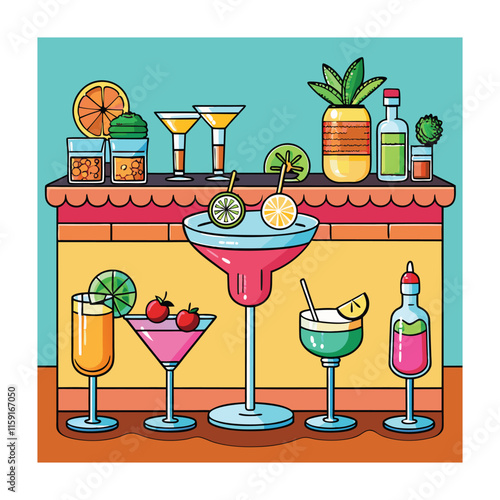 A Delicious Mexican Food Vector Illustration