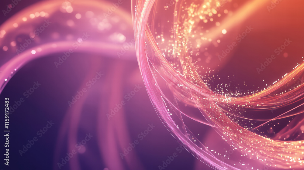 Swirling abstract design featuring vibrant colors and glowing particles, creating dynamic and energetic atmosphere. Perfect for backgrounds or digital art projects Swirling abstract design featuring vibrant colors and glowing particles, creating dynamic and energetic atmosphere. Perfect for backgrounds or digital art projects