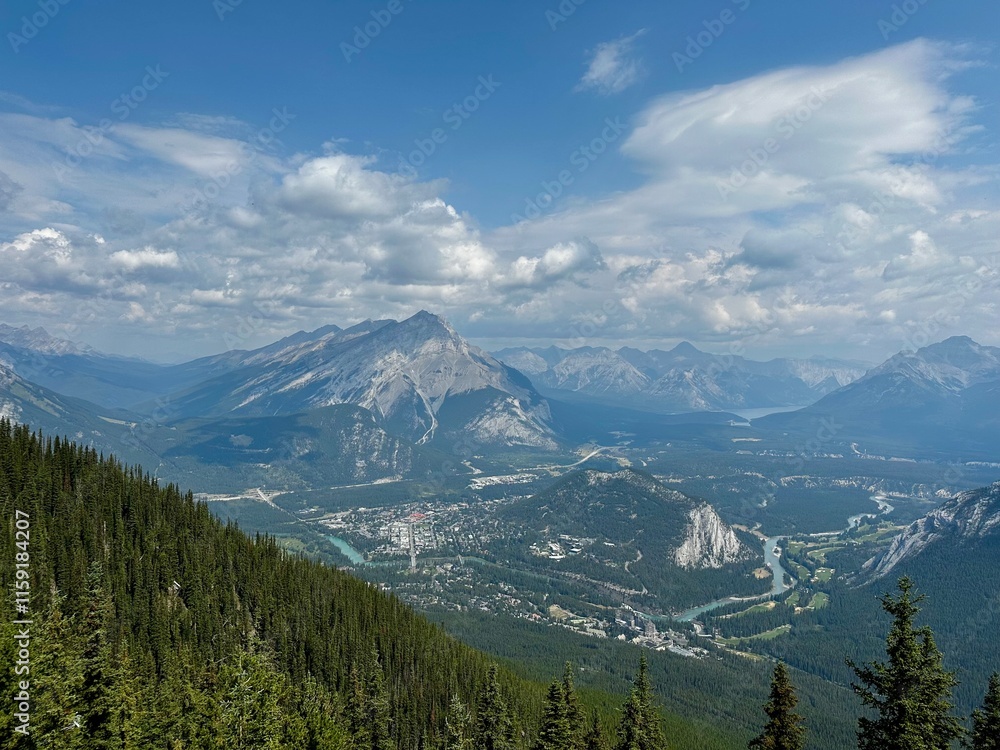 Fototapeta premium Mountains, Canada 