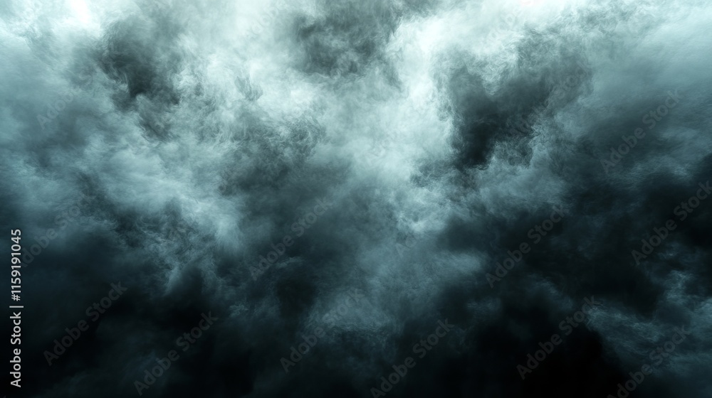 Fototapeta premium Dramatic Dark Clouds Ready to Unleash Tornadoes in the Sky Above