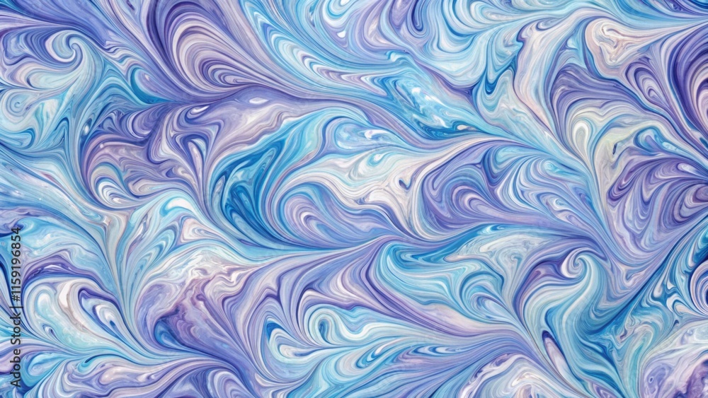 Swirling Blue and Purple Abstract Pattern Swirling Blue and Purple Abstract Pattern
