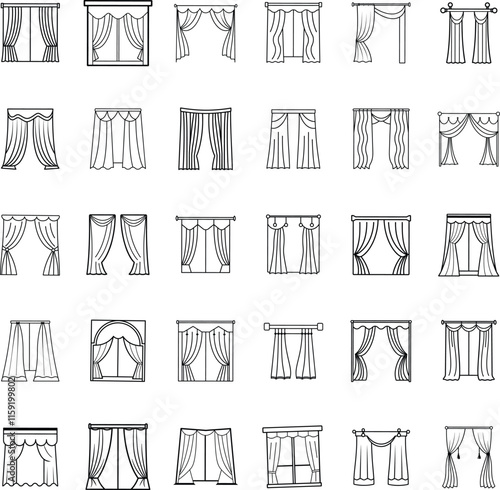 Diverse Window Curtain Styles Design Ideas and Choices for Home Decor