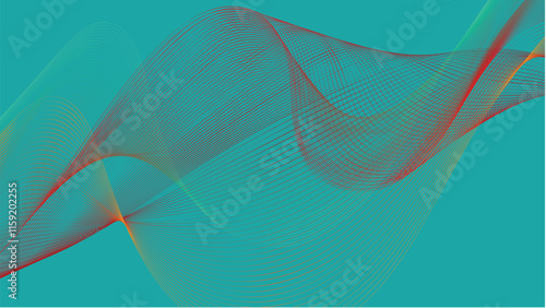 Harmonic Wave Symphony in Vibrant Hues.eps