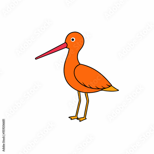 red billed stork