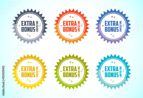 Limited time extra bonus advertising sticker badge
