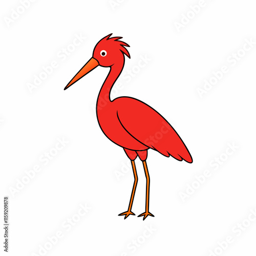 red stork