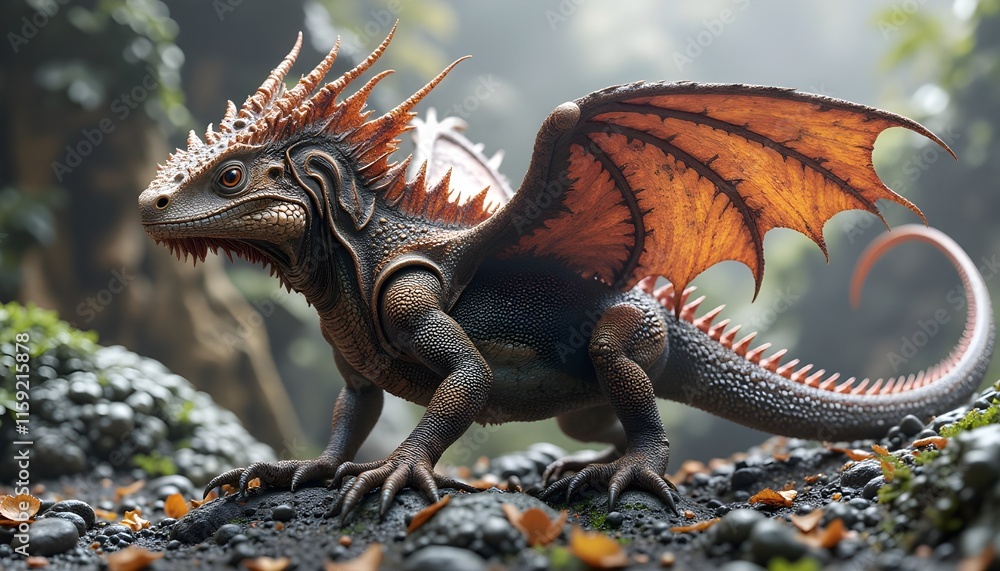 An Abstract Imagining Of A Dragon, Garget An Abstract Imagining Of A Dragon, Garget