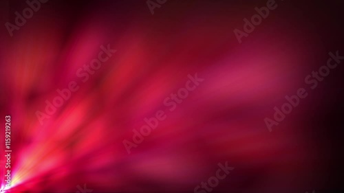 Abstract animated background: red corner rays