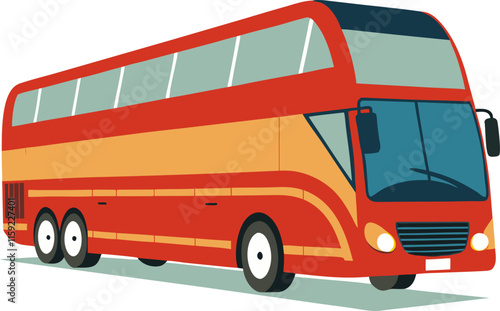 High Quality Bus Vector Illustration for Design