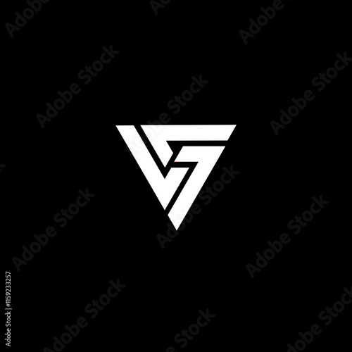 v letter logo