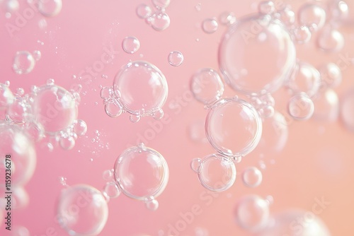 Romantic pastel bokeh backgrounds and floral accents for Valentines Day. Wallpaper AI generated image
