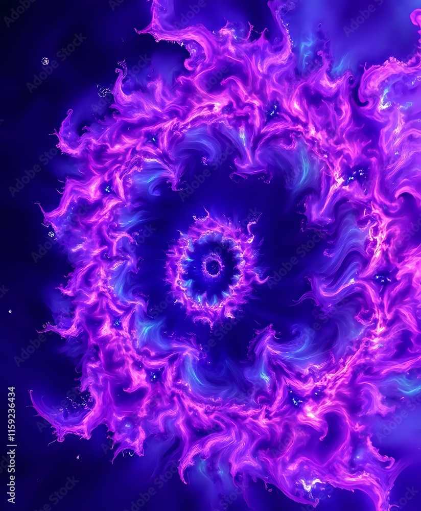 Cosmic Explosion Fractal Nebula Wallpaper Cosmic Explosion Fractal Nebula Wallpaper