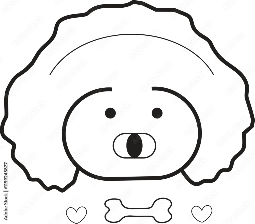 Modern Dog Logo Design and editable file 