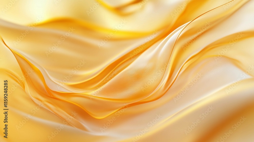 Colored waves create a flowing texture of soft fabric under soft lighting. Generative AI Colored waves create a flowing texture of soft fabric under soft lighting. Generative AI