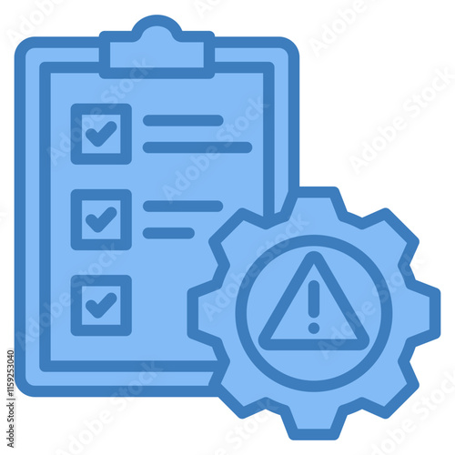 Risk Assessment Icon Element For Design