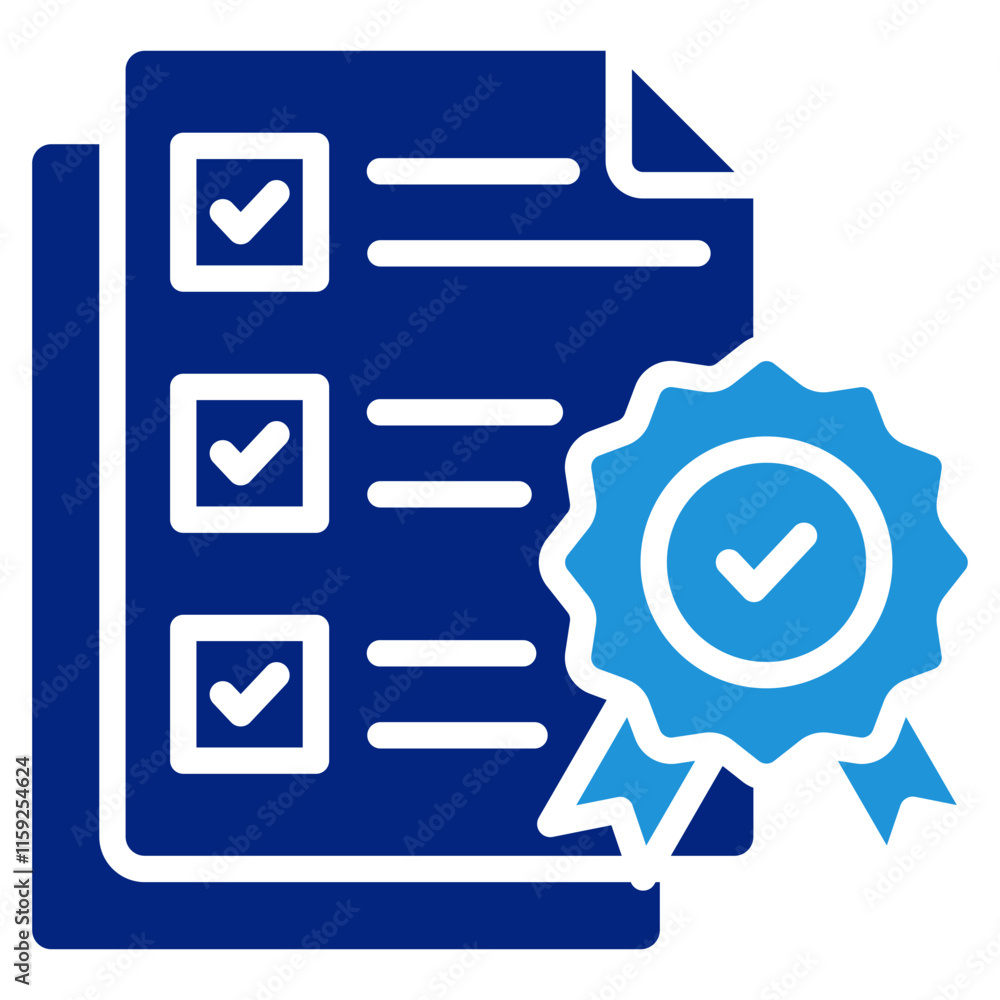 Quality Control Icon Element For Design