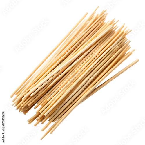 Wallpaper Mural Bamboo sticks used for skewering food with selective isolated on transparent background Torontodigital.ca