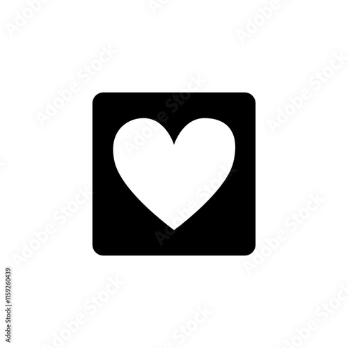 Heart in Square
