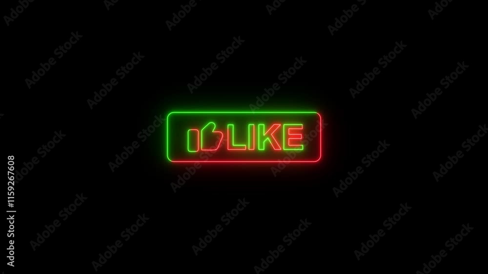 neon like icon animation on black background.glowing like icon. neon like icon animation on black background.glowing like icon.
