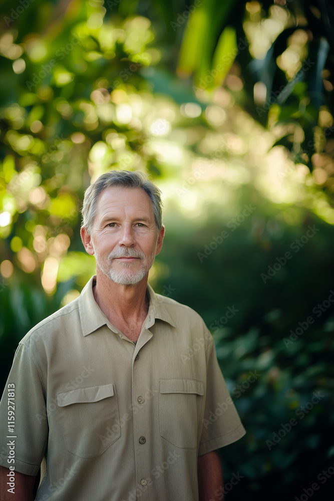 Serene Portrait in Nature Serene Portrait in Nature