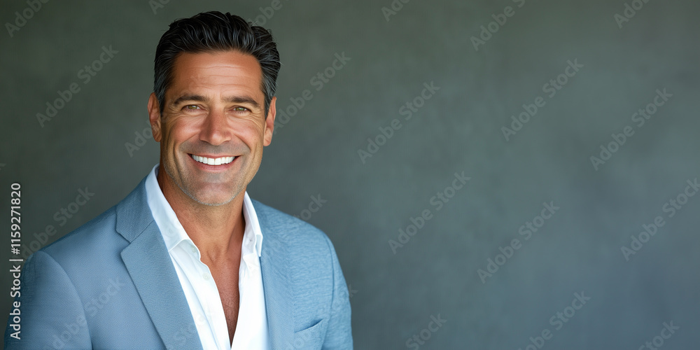 Confident Smiling Man Portrait Confident Smiling Man Portrait