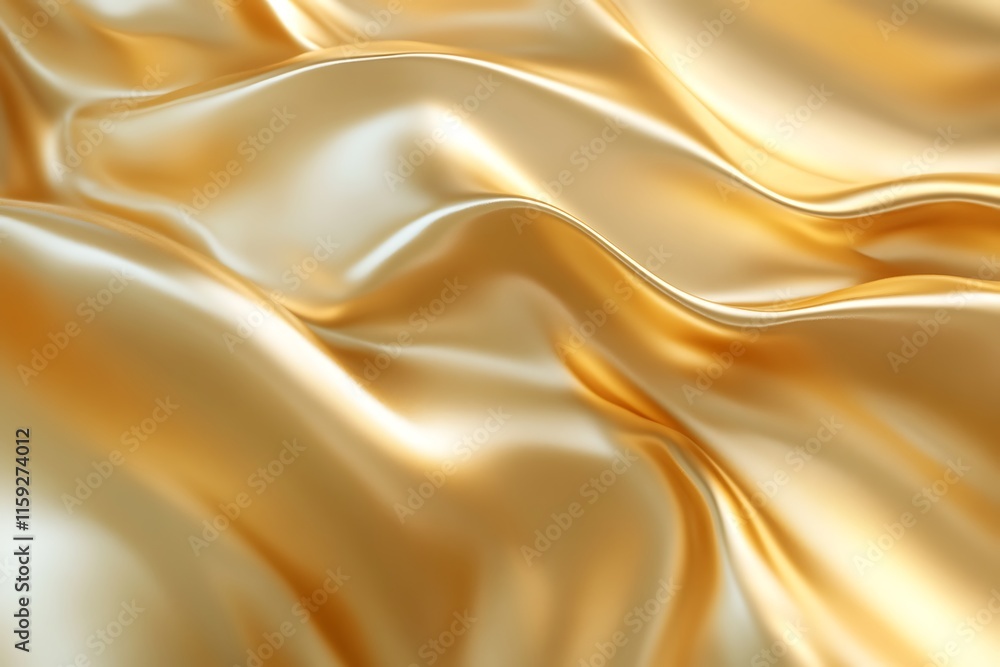 Fototapeta premium Golden Metallic Gradient Texture with Subtle Sheen and Luxurious Design