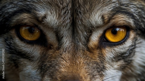 Wallpaper Mural Beautiful close up shot of an eye look of a grey wolf. Animal wildlife macro eyes photography. Canis lupus. Torontodigital.ca