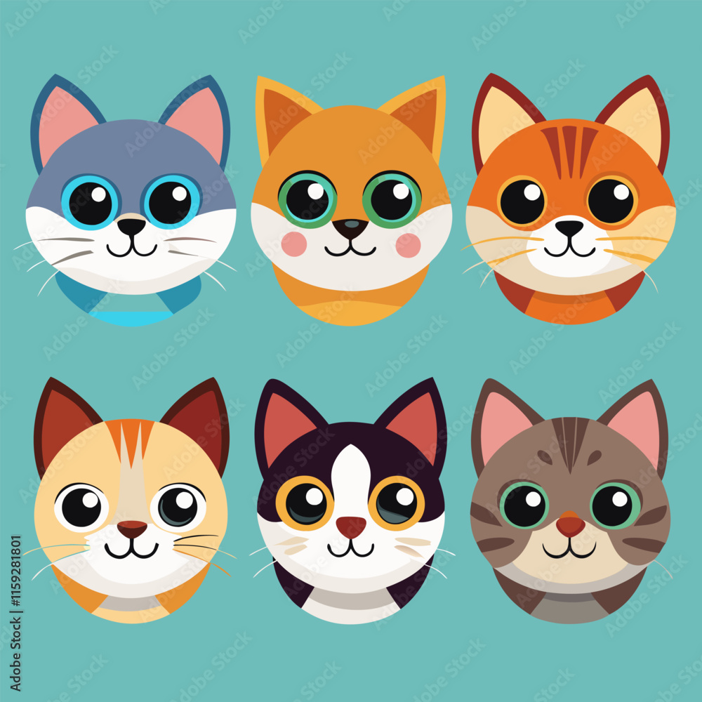 Cute Cat Illustrations and Vector Designs for Your Projects Cute Cat Illustrations and Vector Designs for Your Projects