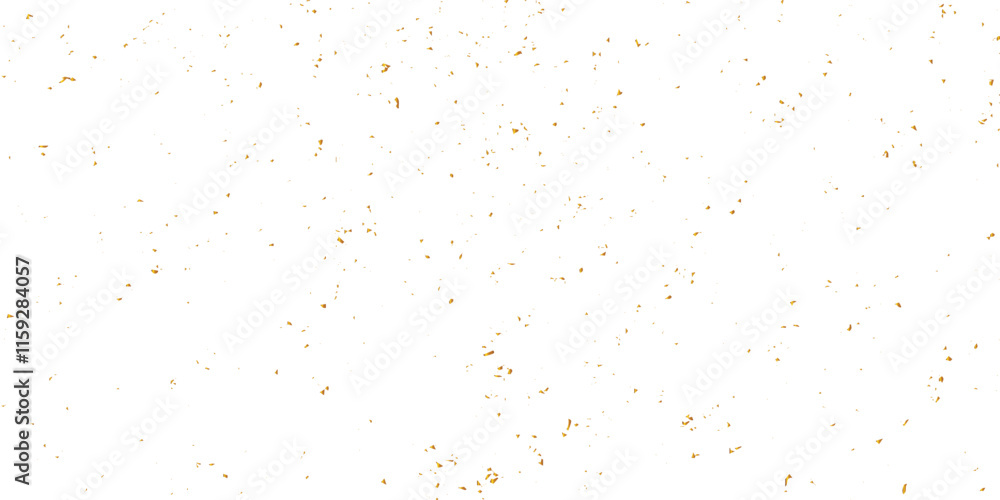 Abstract doted and confetti golden glitter and dust particles splatter on transparent background. Dust golden grunge background. Vector illustration. Abstract doted and confetti golden glitter and dust particles splatter on transparent background. Dust golden grunge background. Vector illustration.