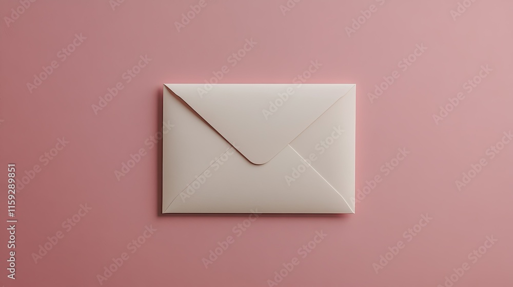Stationery Flatlay Envelope Mockup Stationery Flatlay Envelope Mockup