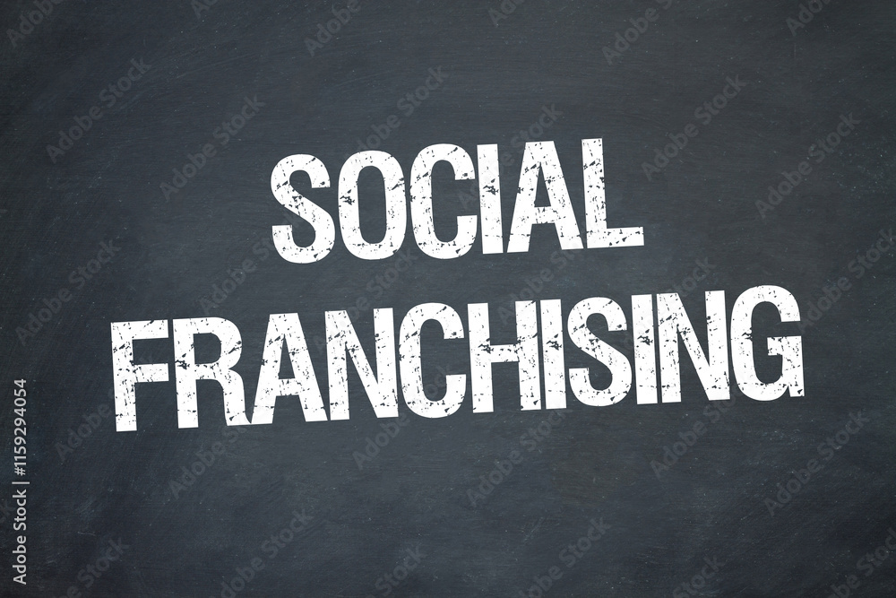 Obraz premium Social Franchising 