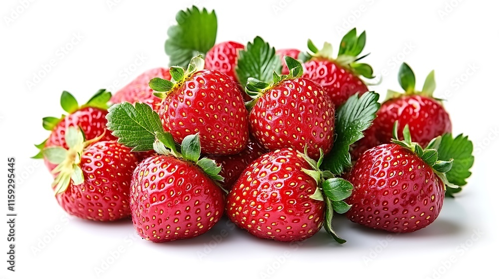 Harvesting fresh strawberries in a bright kitchen setting Harvesting fresh strawberries in a bright kitchen setting