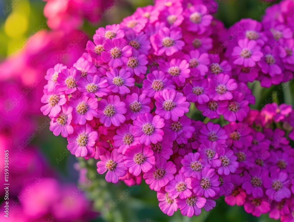 Pink flowers with vivid blooms and lush green leaves in a close-up view, showcasing the natural beauty of spring flora. Pink flowers with vivid blooms and lush green leaves in a close-up view, showcasing the natural beauty of spring flora.