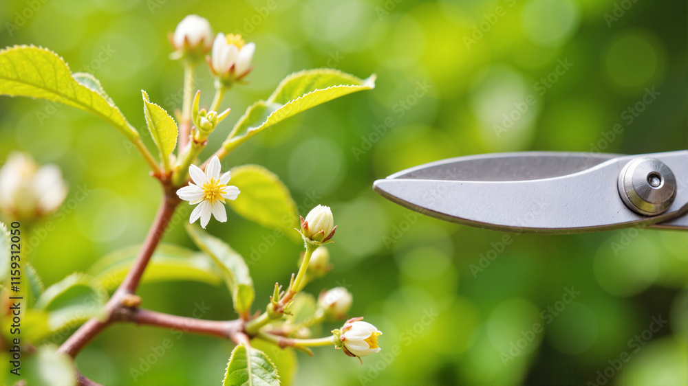 Flower pruning for Chinese New Year Flower pruning for Chinese New Year