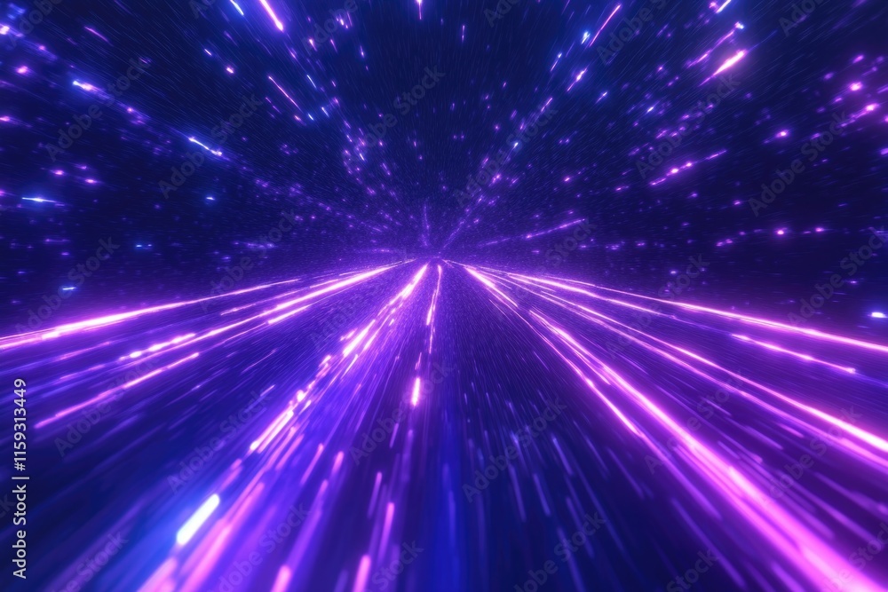 Galactic scene with nebulous stars and cosmic energy Galactic scene with nebulous stars and cosmic energy