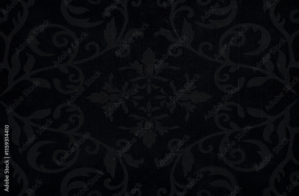 Fleur-de-lis on fabric pattern, floral vine texture background Fleur-de-lis on fabric pattern, floral vine texture background