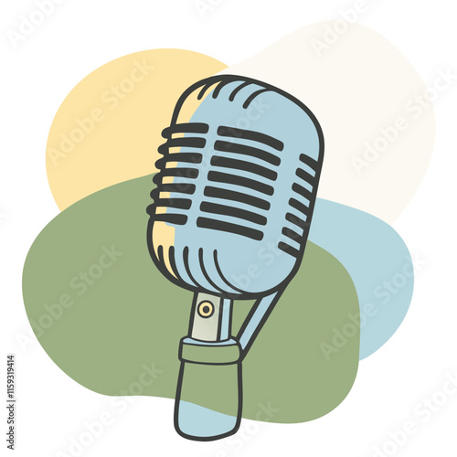 microphone vector illustration