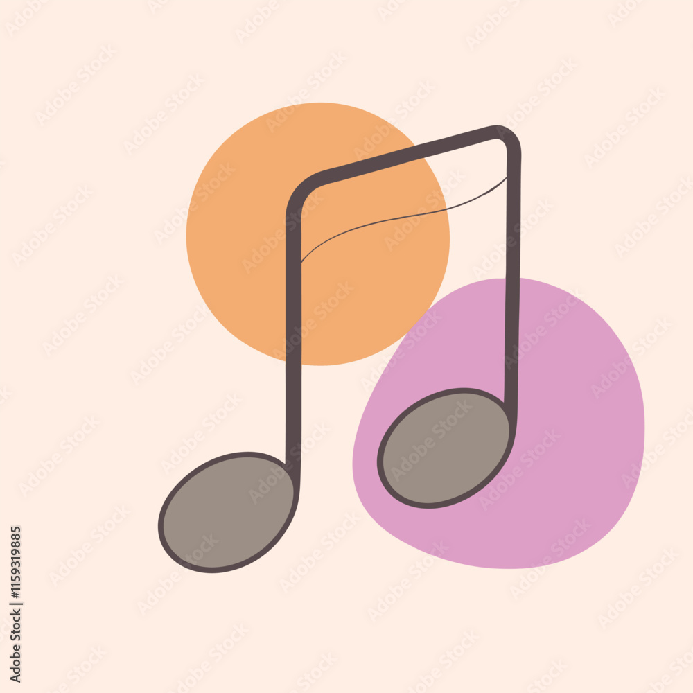 music note vector illustration music note vector illustration