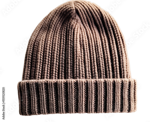 Set of Stylish Winter Knitted Beanies with Pom-Poms - Cozy and Trendy Designs. AI generative.