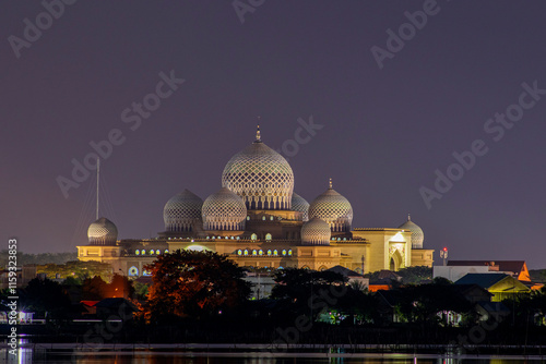 Mosque at night
