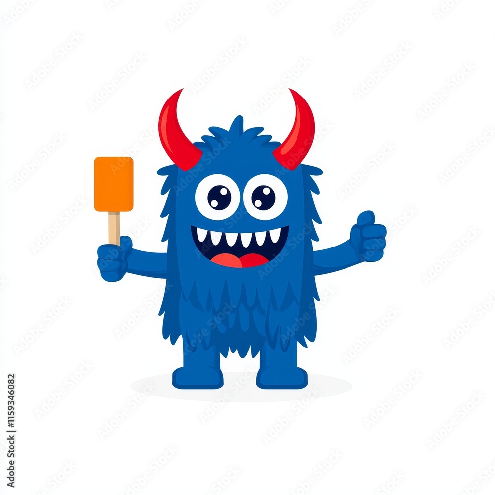 A cartoon monster with a terrified expression and movements, featuring large, dreadful eyes and a creepy appearance. A cartoon monster with a terrified expression and movements, featuring large, dreadful eyes and a creepy appearance.