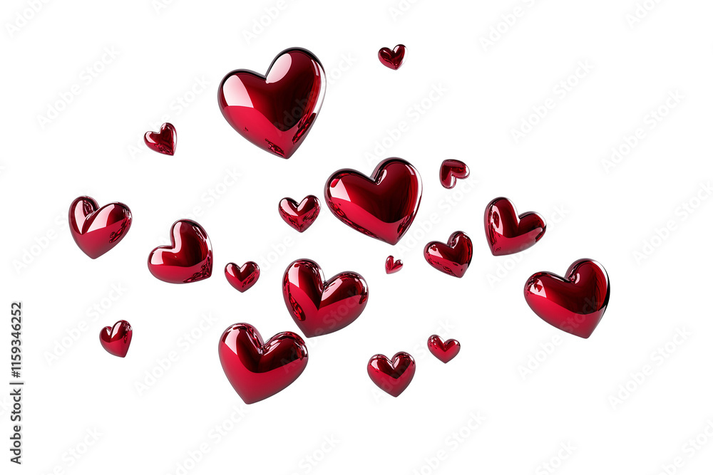 a HAPPY VALENTINE'S DAY and the date of the holiday February 14th isolated on a transparent background a HAPPY VALENTINE'S DAY and the date of the holiday February 14th isolated on a transparent background