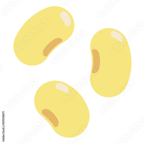 大豆のイラスト