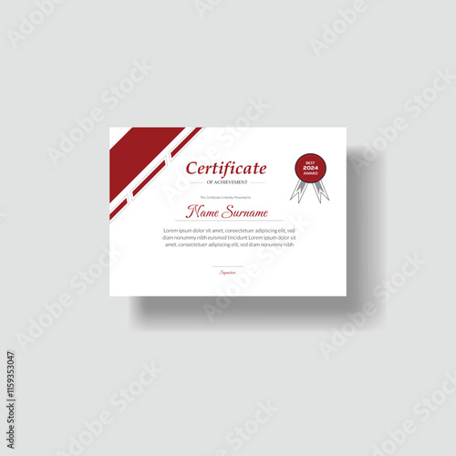 Unique Certificate Design