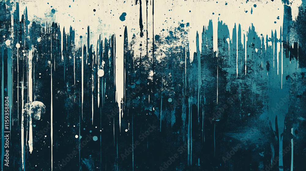 Abstract paint splatter art creating a dynamic interplay of colors and textures Abstract paint splatter art creating a dynamic interplay of colors and textures