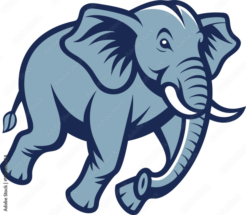 elephant cartoon illustration elephant cartoon illustration